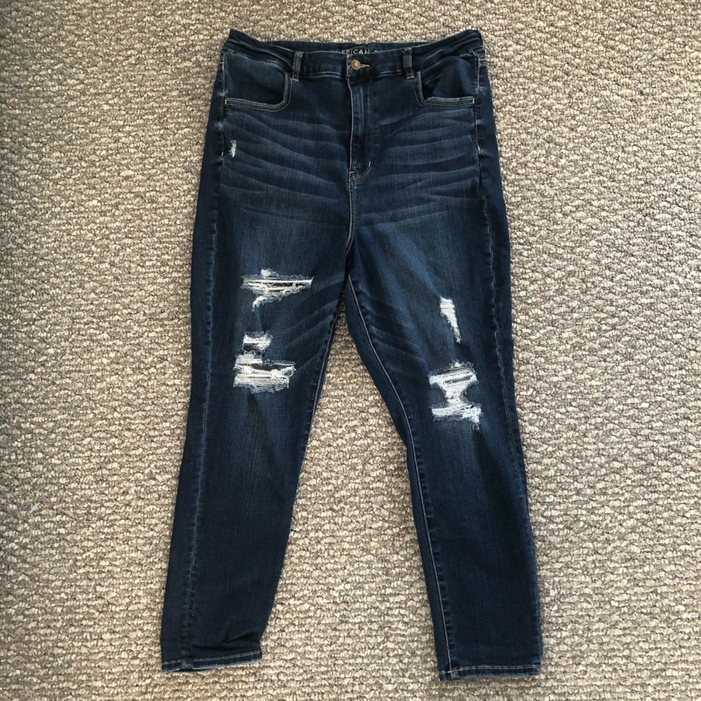 AE Size 18 Short Curvy Super High Rise Jean